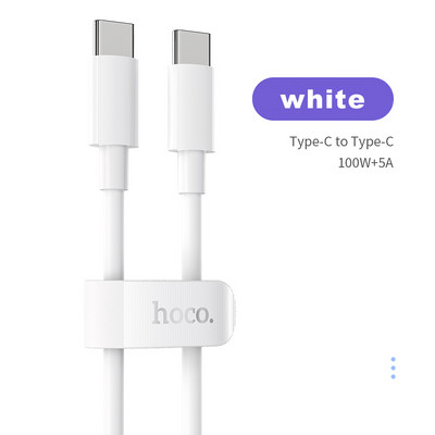 HOCO 100W USB C u USB tip C kabel 5A 100W PD Brzo punjenje za Macbook Podrška za iPad Quick Charge za Samsung S20 Xiaomi 10 Pro
