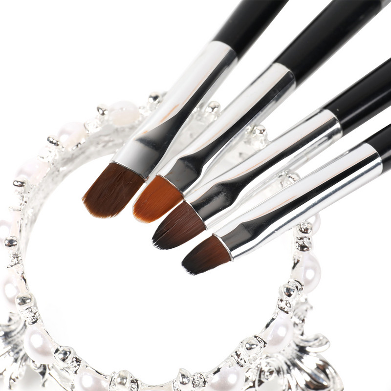 BQAN 2#4#6#8#10# Nail Art Brush UV gél lakk ecset festő ecset kék strassz fogantyú körömrajz ecset barkács manikűr eszköz