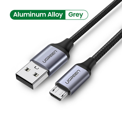 UGREEN Micro USB kábel 3A gyorstöltő USB töltőkábel Mobiltelefon töltőkábel Xiamo Huawei HTC Android USB vezetékhez
