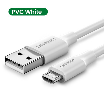 UGREEN Micro USB kábel 3A gyorstöltő USB töltőkábel Mobiltelefon töltőkábel Xiamo Huawei HTC Android USB vezetékhez