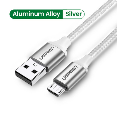 UGREEN Micro USB kábel 3A gyorstöltő USB töltőkábel Mobiltelefon töltőkábel Xiamo Huawei HTC Android USB vezetékhez