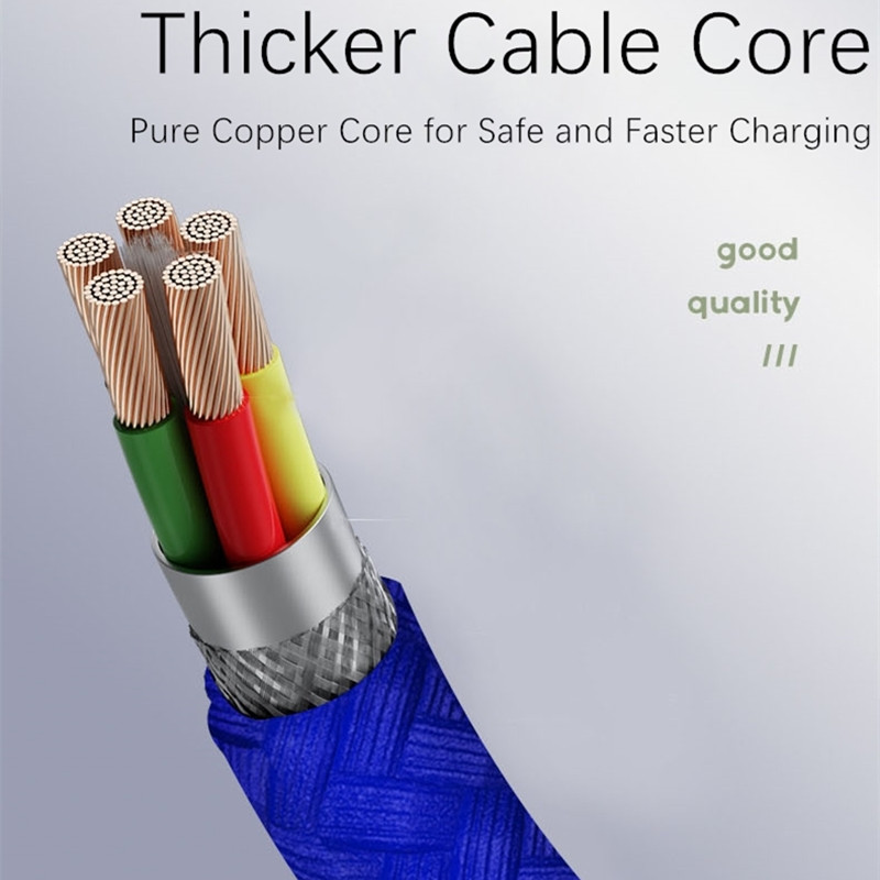 Uvlačivi 5A super punjenje 5A brzo punjenje opružni pleteni USB tip C kabel punjača žičani kabel za Huawei Xiaomi Samsung