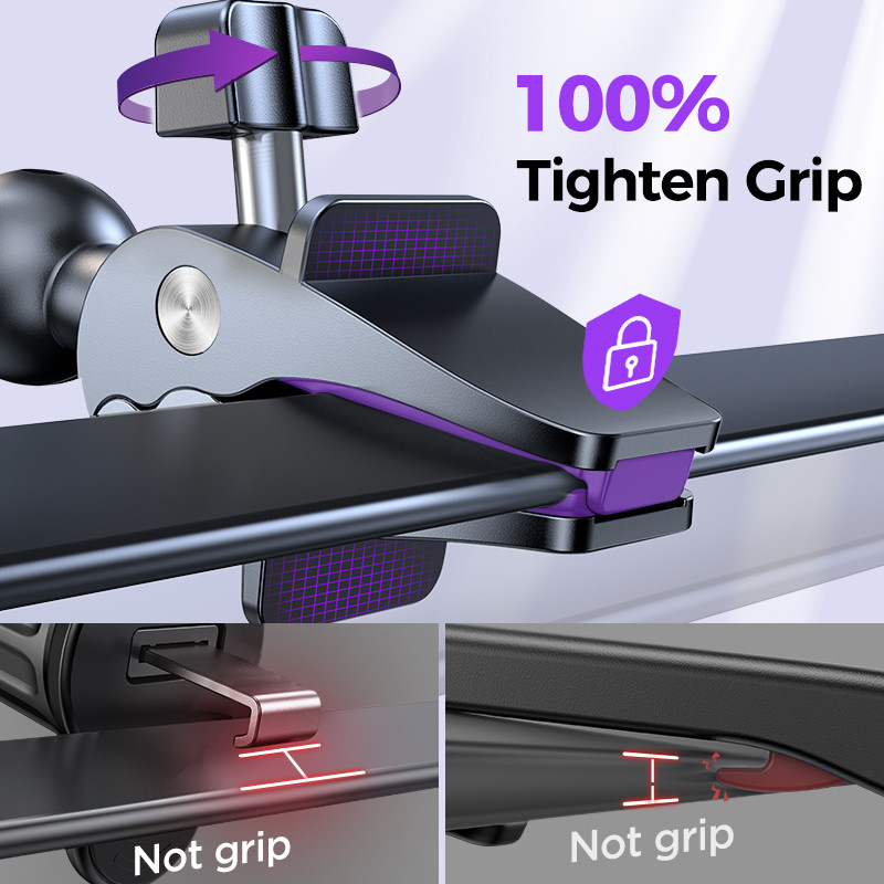 Držiak na telefón do auta Joyroom s vylepšenou konštrukciou, vojenská ochrana, puzdro na veľký telefón a hrubé puzdro, pohodlné handsfree, držiak do vetracieho otvoru