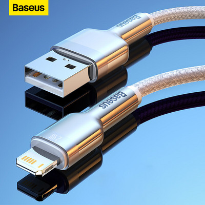 Baseus USB kabel za iPhone 14 11 12 Pro Max Xs Xr X 2.4A kabel za brzo punjenje za iPhone kabel 7 SE 8 Plus punjač za iPad air