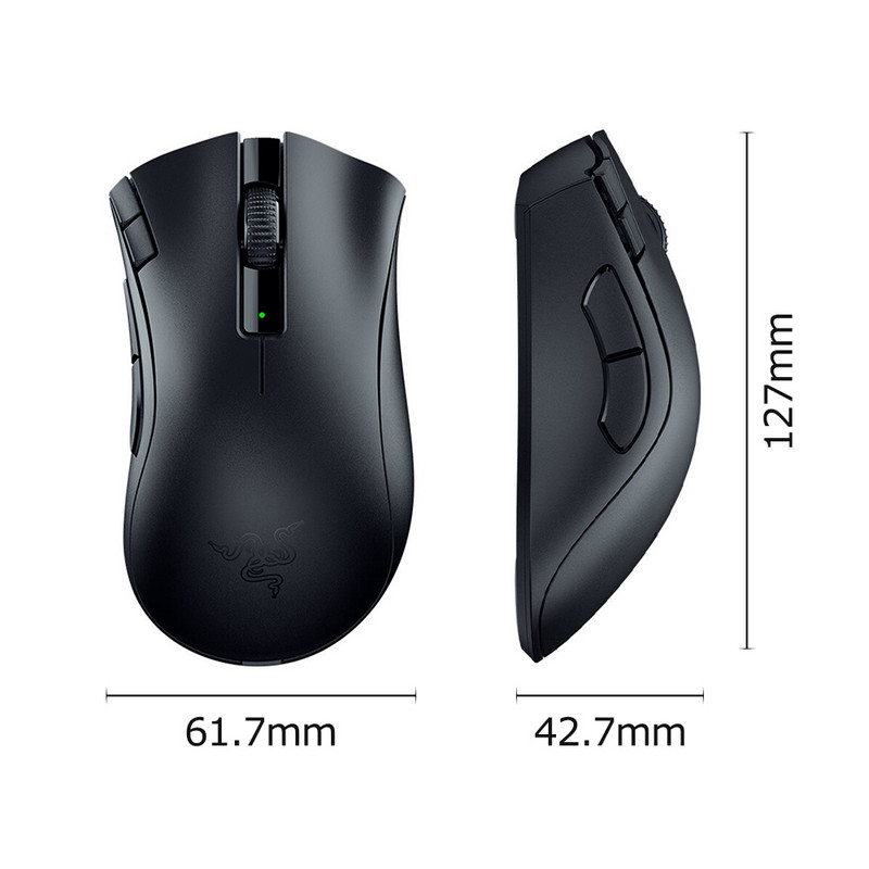 Razer DeathAdder V2 X HyperSpeed Dual-mode bežični miš za igranje 5G optički senzor 14000DPI 7 programabilnih tipki