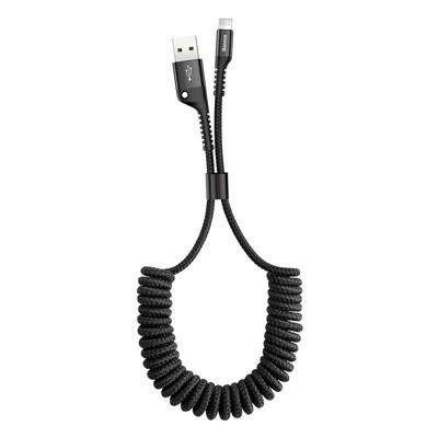 USB zibens atsperes kabelim iPhone 14 13 12 11 xs xr 8 7 6 ipad mobilā telefona lādētāja kabelis ātras uzlādes dati 1m Oriģināls