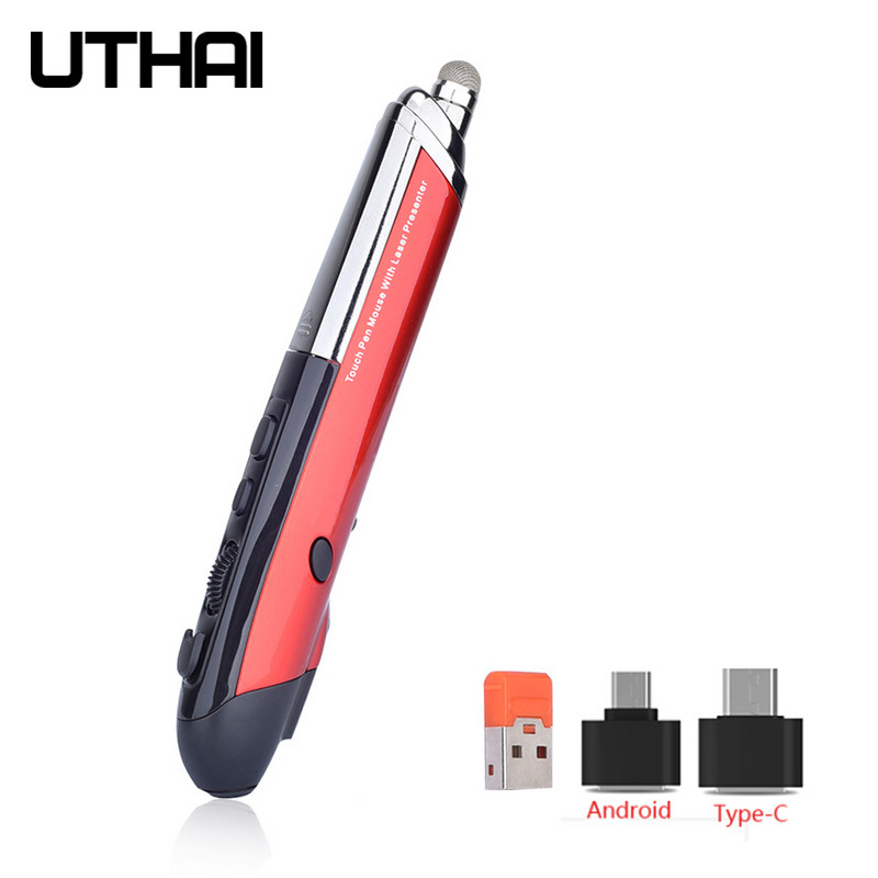 Novi Pen Mouse Bežični rukopis Laser Pen Mouse Personality 2.4G Mouse Podržava PC, Smart TV, Set-Top Box Windows 10