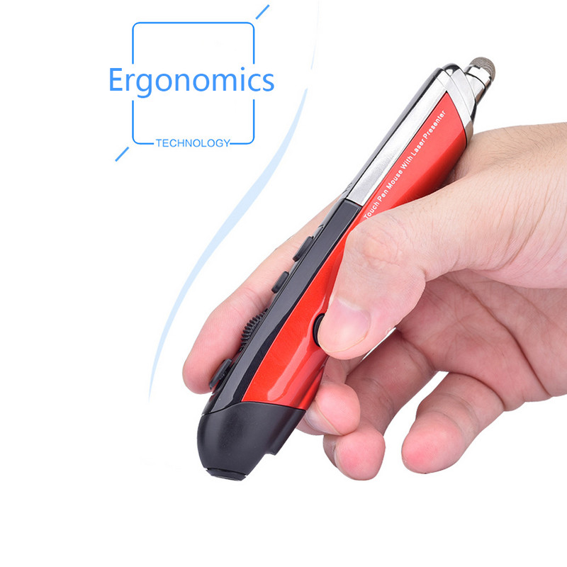 Novi Pen Mouse Bežični rukopis Laser Pen Mouse Personality 2.4G Mouse Podržava PC, Smart TV, Set-Top Box Windows 10