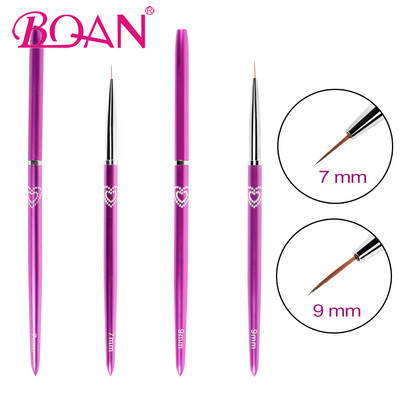 BQAN 1 kom Kolinsky Nail Art Liner Painting Kist za crtanje Olovka Manikura Nail Art Alat Olovka za gel poliranje Nokti Alati za tekući puder