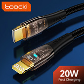 Toocki PD20W C típusú kábel iPhone 14 13 12 Pro Max Plus C típusú villámgyors töltőkábelhez iPad Mini Air adatkábelhez