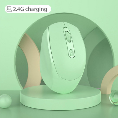 Bezdrôtová myš USB s nastaviteľným prijímačom, optická počítačová myš 2,4 GHz, ergonomická myš pre notebooky a počítače, Bluetooth myš