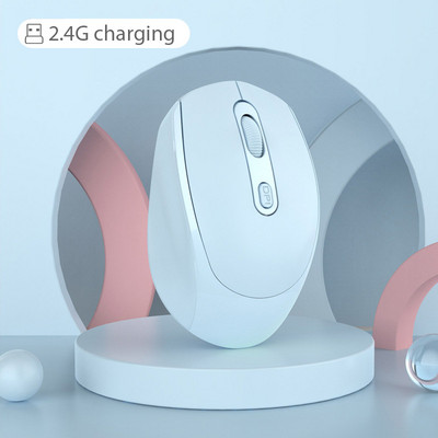 Bezdrôtová myš USB s nastaviteľným prijímačom, optická počítačová myš 2,4 GHz, ergonomická myš pre notebooky a počítače, Bluetooth myš