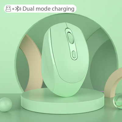 Bezdrôtová myš USB s nastaviteľným prijímačom, optická počítačová myš 2,4 GHz, ergonomická myš pre notebooky a počítače, Bluetooth myš