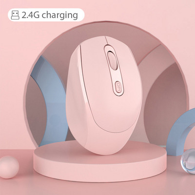 Bezdrôtová myš USB s nastaviteľným prijímačom, optická počítačová myš 2,4 GHz, ergonomická myš pre notebooky a počítače, Bluetooth myš