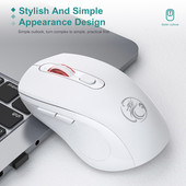 iMice Mute újratölthető vezeték nélküli egér csendes számítógép Mini 1600 DPI Ergonomikus Gaming Mause Optikai USB Laptop PC-hez