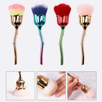 16 στυλ Nail Art Dust Brush For Manicure Beauty Brush Blush Powder brushes Fashion Gel Nail Accessories Nail Material Tools