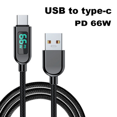 PD 100W skaitmeninio ekrano greito įkrovimo kabelis 5A USB C į USB C 20W Lightning laidas skirtas iPad MacBook Pro Air Samsung Galaxy iphone