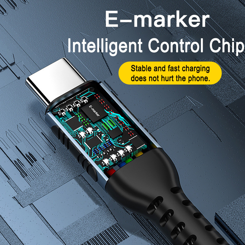 100w usb τύπου c σε usb c pd καλώδιο γρήγορης φόρτισης φορτιστής τύπου-c καλώδιο καλωδίου για macbook samsung xiaomi καλώδιο usbc 1m 2m