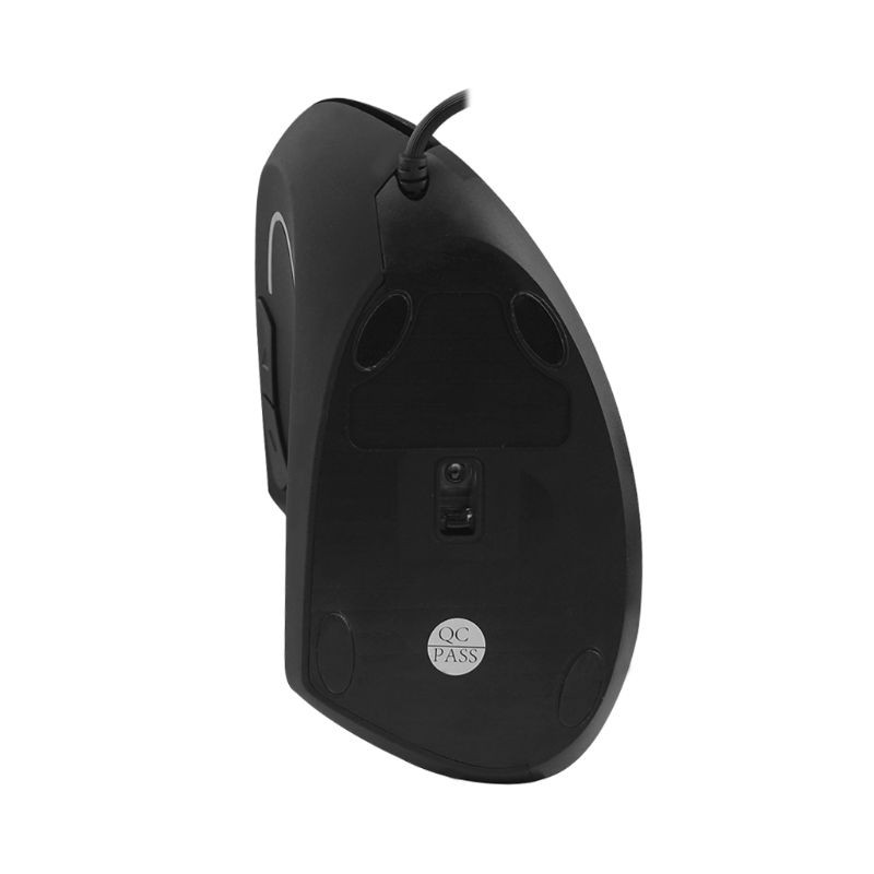 1 db vezetékes bal kézi függőleges egér Ergonomikus játék egér 800 1200 1600 DPI USB optikai csukló egészséges egér mause PC számítógéphez