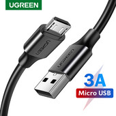 Ugreen mikro USB kabel 3A kabel za brzo punjenje za Samsung S7 Xiaomi Redmi HTC LG Android mobilni telefon Podatkovna žica USB kabel za punjenje
