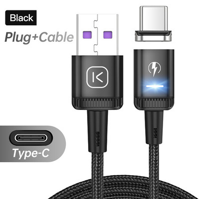 KUULAA Μαγνητικό καλώδιο Micro USB Τύπου C Καλώδιο γρήγορης φόρτισης για iPhone 12 11 Pro XS Max XR X 8 7 Φορτιστής Καλώδιο MicroUSB USB C