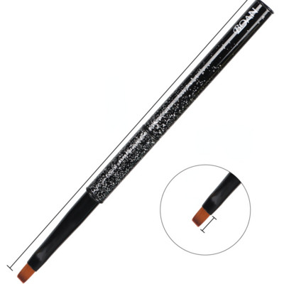 BQAN Perie pentru unghii Plată 2#4#6#8# Perie pentru pictură DIY Design Perie pentru arta unghiilor Strass Gel acrilic UV Sfaturi pentru ocul Instrumente de desen 3D