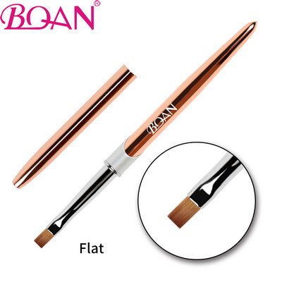 BQAN Perie pentru unghii Plată 2#4#6#8# Perie pentru pictură DIY Design Perie pentru arta unghiilor Strass Gel acrilic UV Sfaturi pentru ocul Instrumente de desen 3D