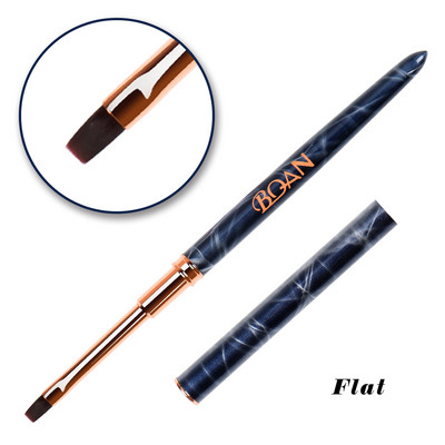 BQAN Perie pentru unghii Plată 2#4#6#8# Perie pentru pictură DIY Design Perie pentru arta unghiilor Strass Gel acrilic UV Sfaturi pentru ocul Instrumente de desen 3D