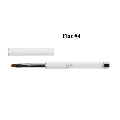 BQAN Perie pentru unghii Plată 2#4#6#8# Perie pentru pictură DIY Design Perie pentru arta unghiilor Strass Gel acrilic UV Sfaturi pentru ocul Instrumente de desen 3D