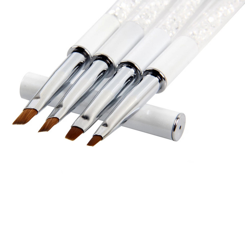 BQAN Perie pentru unghii Plată 2#4#6#8# Perie pentru pictură DIY Design Perie pentru arta unghiilor Strass Gel acrilic UV Sfaturi pentru ocul Instrumente de desen 3D