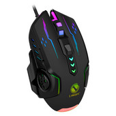 3600 dpi USB vezetékes játék egér 6 gombos háttérvilágítású e-sport egerek 6D színes LED fényben világító egér laptop PC számítógépes játékosokhoz