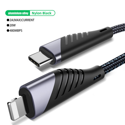 4 in 1 PD 65 W USB C kabelis 1,2M 3 in 1 QC3.0 USB Type C greito įkrovimo kabelis kelių galvučių funkcija, skirta iPhone 14 13 Pro Max Huawei