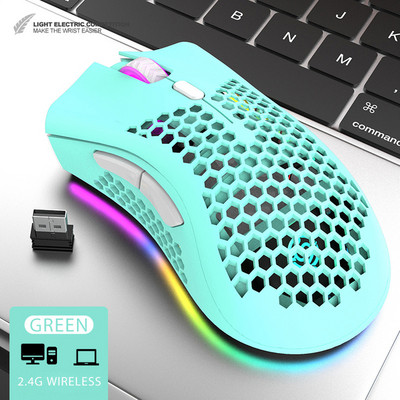BM600 įkraunamas USB 2.4G belaidis RGB korinis korinis žaidimų pelė Stalinis kompiuteris kompiuteris Nešiojamasis kompiuteris Nešiojamasis kompiuteris Pelės Mause Gamer Mielas