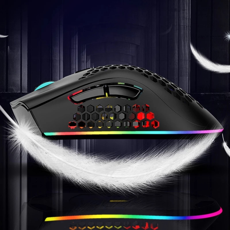 BM600 įkraunamas USB 2.4G belaidis RGB korinis korinis žaidimų pelė Stalinis kompiuteris kompiuteris Nešiojamasis kompiuteris Nešiojamasis kompiuteris Pelės Mause Gamer Mielas