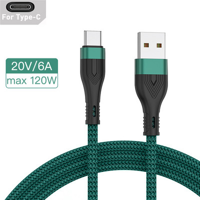6A 2m USB tip C kabel Mikro USB brzo punjenje mobilnog telefona Android punjač Tip-C podatkovni kabel za Huawei P40 Mate 30 Xiaomi Redmi