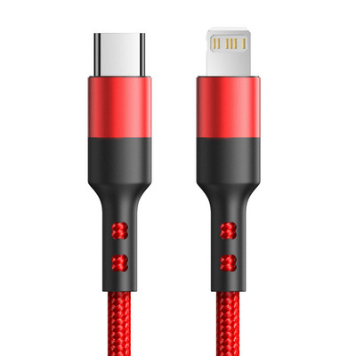 PD greito įkrovimo įkroviklio laidas iš USB C ir „Lightning“ laidas, skirtas iPhone 13 12 Mini 11 Pro Max X XS XR SE2 8 7 Plus Type c Laidas 2 m