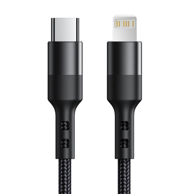 PD greito įkrovimo įkroviklio laidas iš USB C ir „Lightning“ laidas, skirtas iPhone 13 12 Mini 11 Pro Max X XS XR SE2 8 7 Plus Type c Laidas 2 m