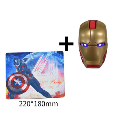 WEYES Mouse fără fir pentru aspectul Iron Man Economisire creativă a energiei Notebook jocuri pe calculator Soareci Cel mai tare Art