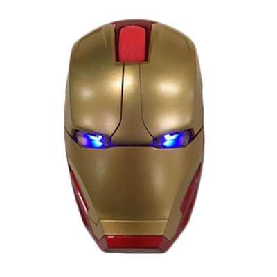 WEYES Mouse fără fir pentru aspectul Iron Man Economisire creativă a energiei Notebook jocuri pe calculator Soareci Cel mai tare Art