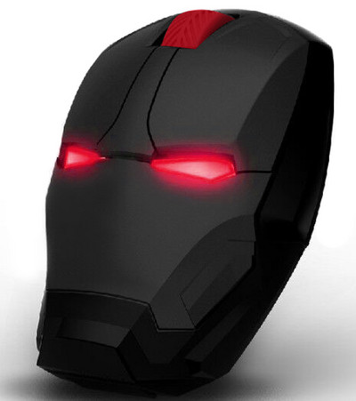 WEYES Mouse fără fir pentru aspectul Iron Man Economisire creativă a energiei Notebook jocuri pe calculator Soareci Cel mai tare Art