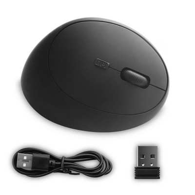 CHYI ergonoomiline vertikaalhiir 2,4G juhtmevaba USB-taaslaetav 1600DPI mängurihiired 6D minimänguhiir arvuti sülearvutile