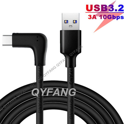 USB A σε USB C 10Gbps 5m Καλώδιο 3A USB3.2 Gen1 Fast Charge for Oculus Quest 1/2 Link VR Headset Transfer Data Accessorie USB-A VR