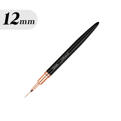 Eval Nail Art Brushes Nailono plaukų Nagų šepetėlis Akrilo įdėklų šepetėlis Nagų dažymui Šepečiai UV gelio dažymo rašiklis manikiūro įrankis