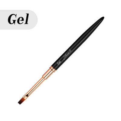 Eval Nail Art Brushes Nailono plaukų Nagų šepetėlis Akrilo įdėklų šepetėlis Nagų dažymui Šepečiai UV gelio dažymo rašiklis manikiūro įrankis