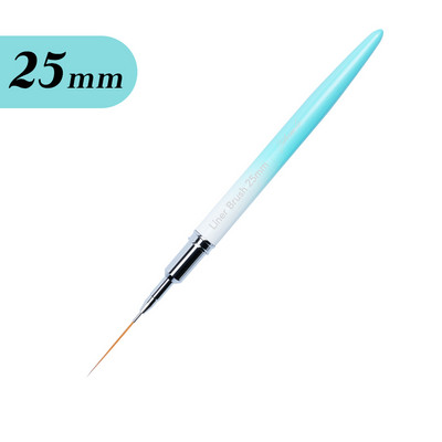 Eval Nail Art Brushes Nailono plaukų Nagų šepetėlis Akrilo įdėklų šepetėlis Nagų dažymui Šepečiai UV gelio dažymo rašiklis manikiūro įrankis