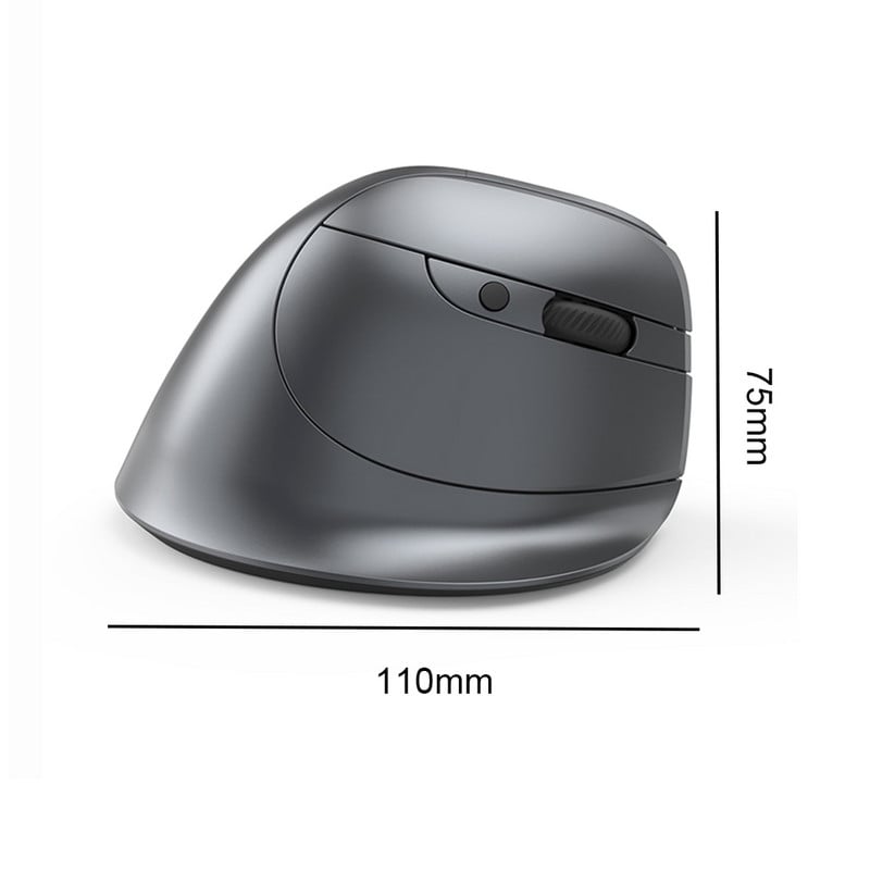 ZELOTES F-26C Ergonomiška vertikali pelė 2.4G belaidė kompiuterinė žaidimų pelė USB optinė pelė 3200DPI Gamer Mause skirta nešiojamam kompiuteriui
