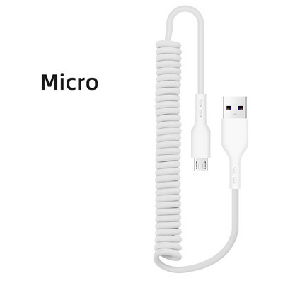 Καλώδιο γρήγορης φόρτισης USB Type C 66W για Xiaomi Poco Spring Micro USB Wire Fast Charge Ανασυρόμενο καλώδιο φόρτισης τηλεφώνου