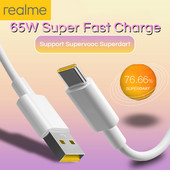 Realme originaal Vooc Cable USB C Charge Rapide 6.5A Super Dart kiirlaadimine GT Narzo 30a 20pro X50 Pro 5g X7 Xt X2 Cabo jaoks