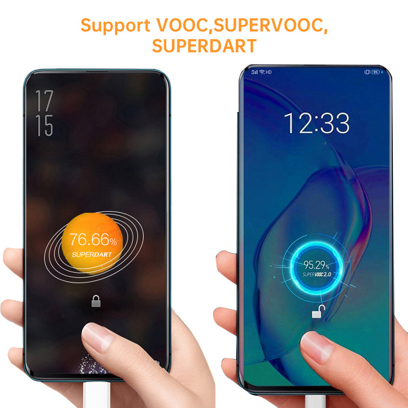Realme Original Vooc Cable Usb C Charge Rapide 6.5A Super Dart Fast Charging For GT Narzo 30a 20pro X50 Pro 5g X7 Xt X2 Cabo