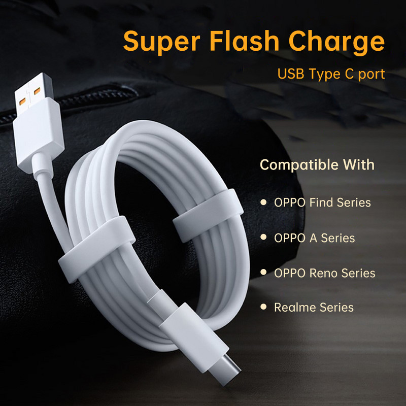 Realme Original Vooc Cable Usb C Charge Rapide 6.5A Super Dart Fast Charging For GT Narzo 30a 20pro X50 Pro 5g X7 Xt X2 Cabo